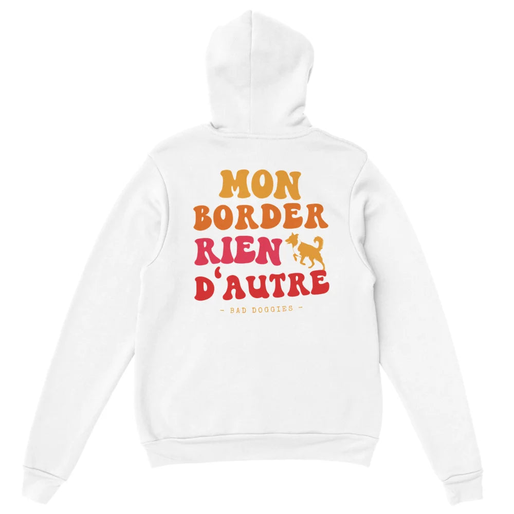 Hoodie Mon Border Rien D’Autre - White comme Walter / S