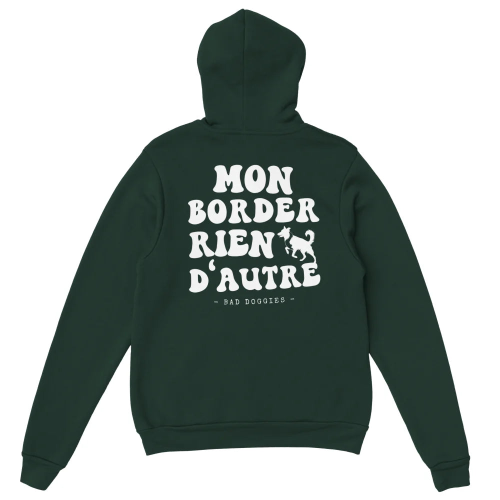 Hoodie Mon Border Rien D’Autre - Forest Green / S Hoodie