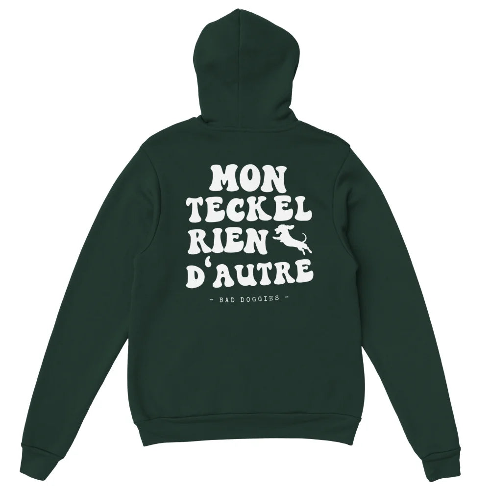 Hoodie Mon Teckel Rien D’autre - Forest Green / S Hoodie