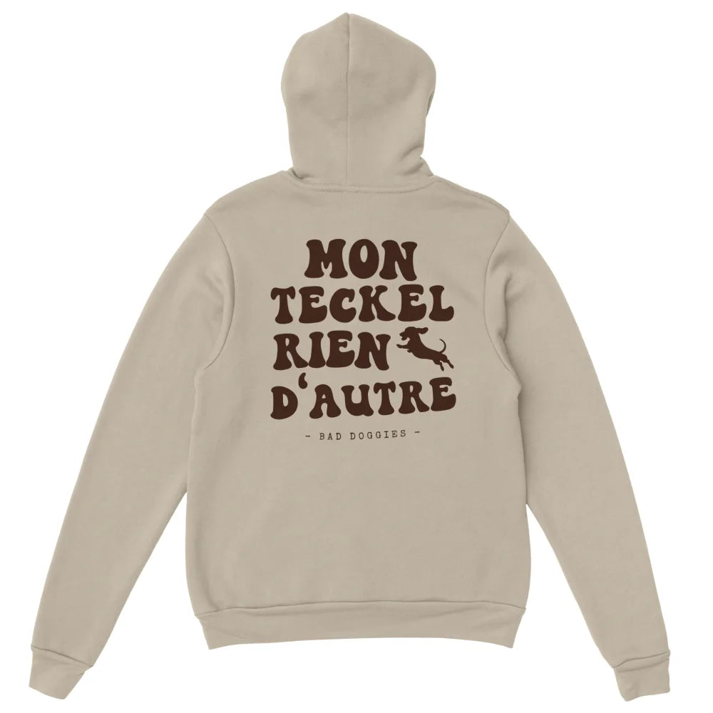 Hoodie Mon Teckel Rien D’autre - Sahara / S Hoodie
