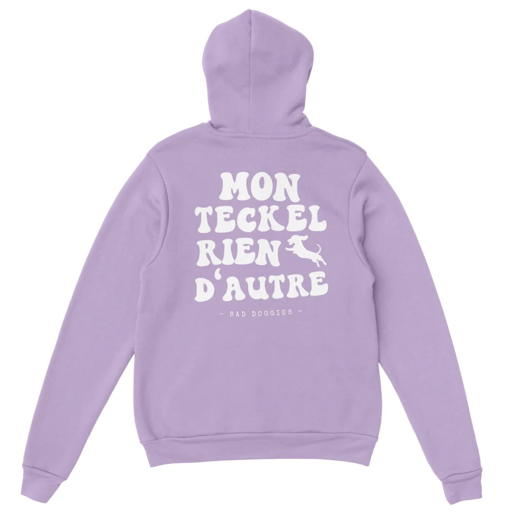 Hoodie Mon Teckel Rien D’autre - Lilas / S Hoodie