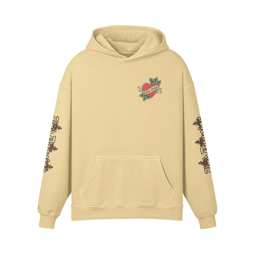 Hoodie Oversized 🌹 CUPIDOG by Bad Doggies 🏹 - Moka Vanille
