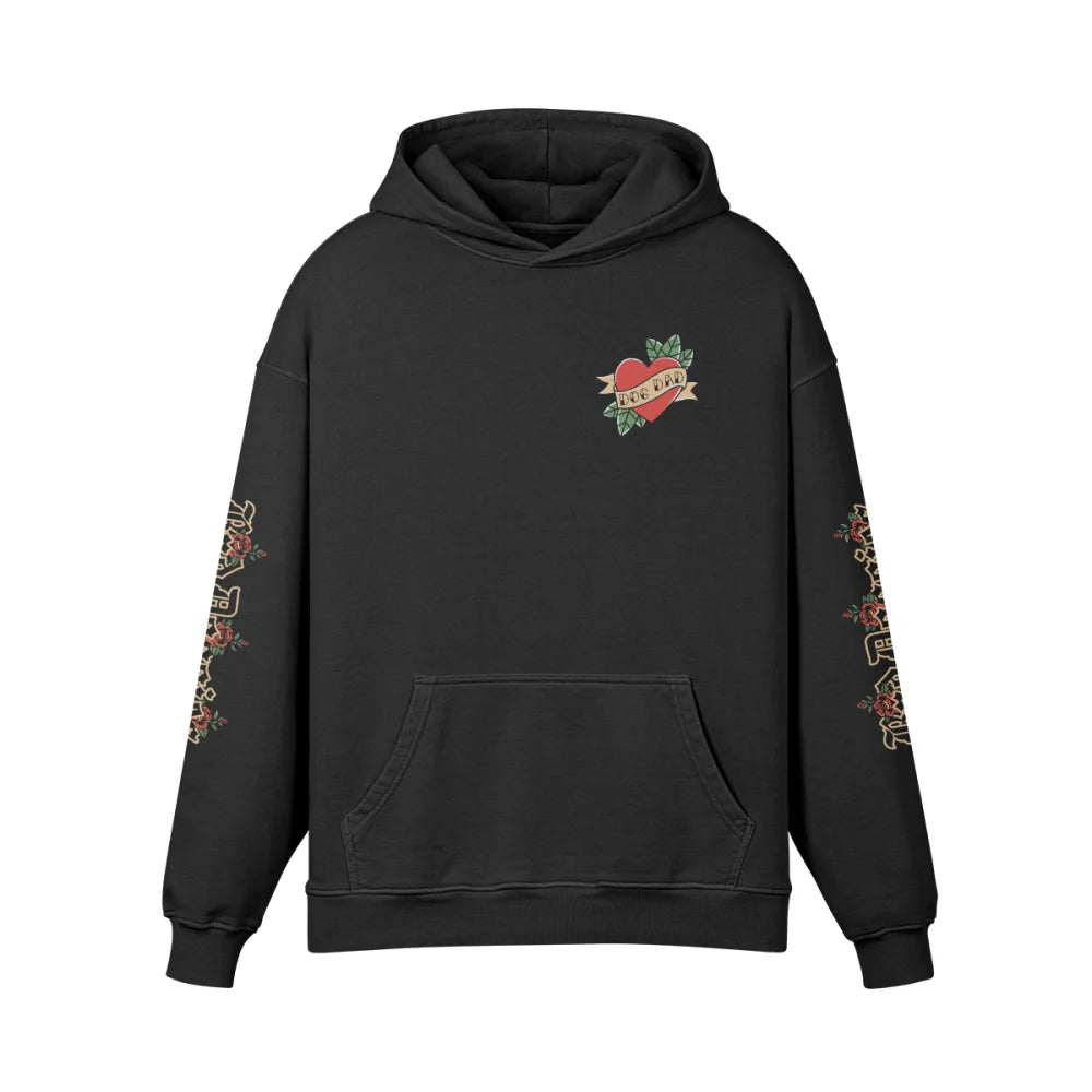 Hoodie Oversized 🌹 CUPIDOG by Bad Doggies 🏹 - Noir Denim