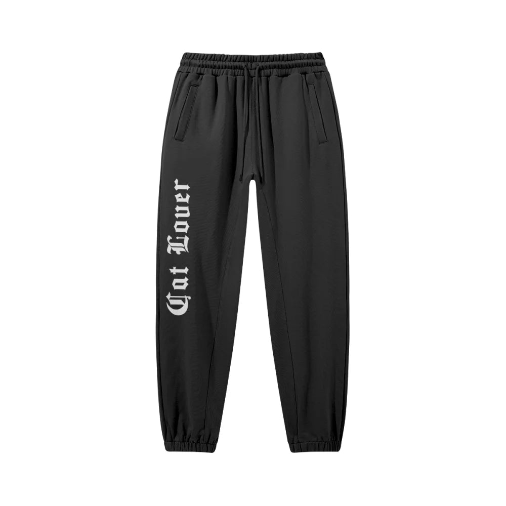 Jogging 𝔅𝔞𝔡 𝔎𝔦𝔱𝔱𝔦𝔢𝔰 - Cat Lover 🏴☠️ - Black Jack / S Crop