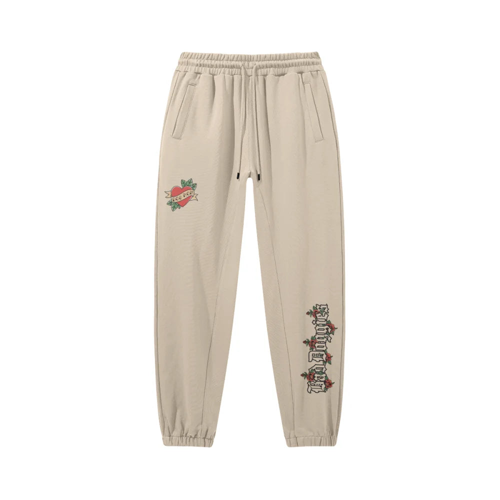 Jogging Old School Heart - Dog Mom / Dog Dad ❤️🔥 - Sahara