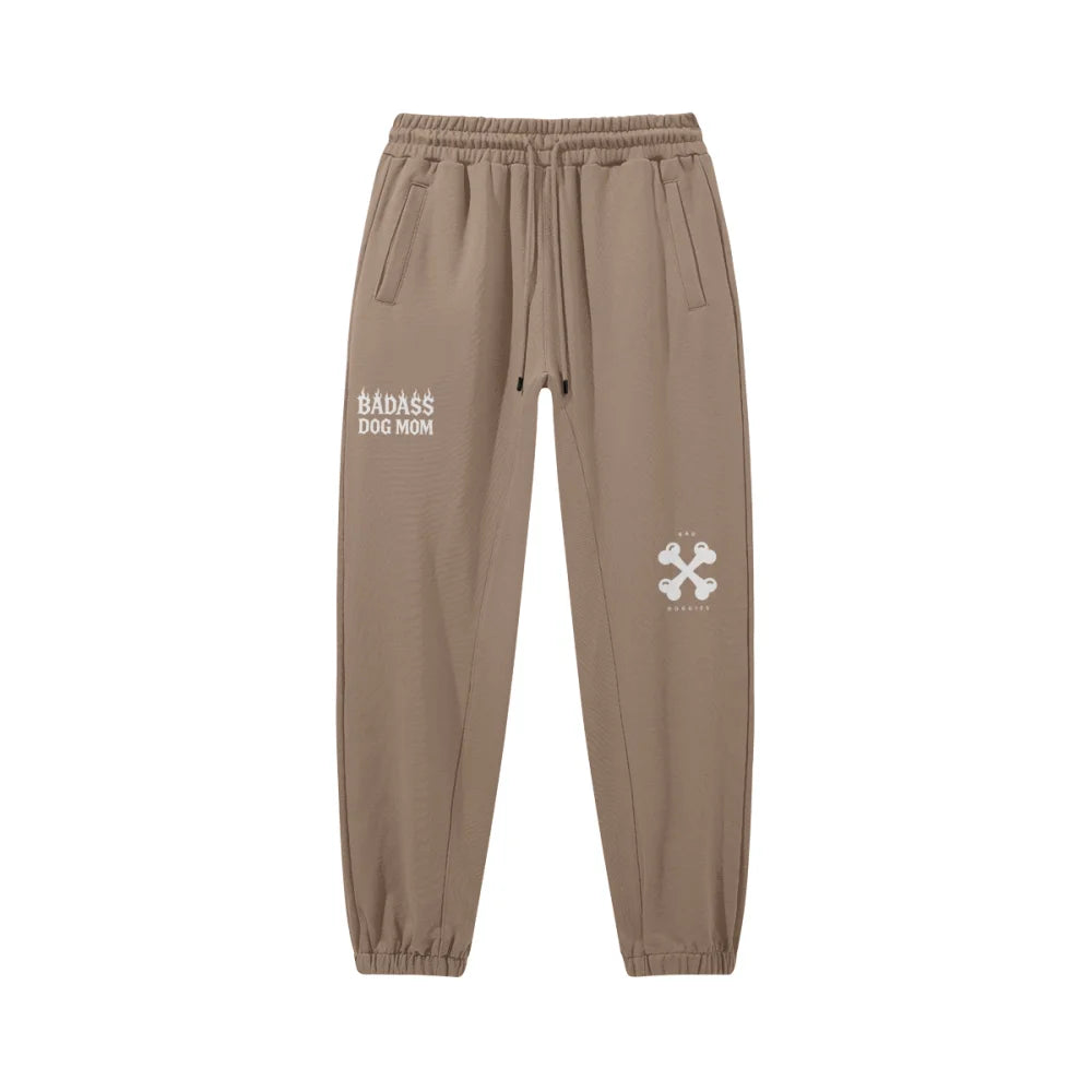 Jogging Oversize - Badass Dog Mom đ„ - Taupe / S Jogging