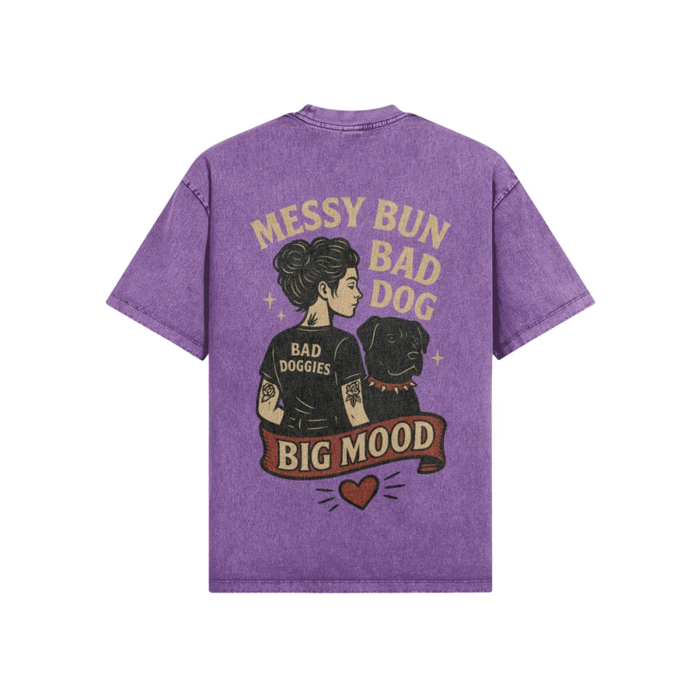 Perso Pauline 💛 XS / Ultra Violet T shirt Oversize MESSY