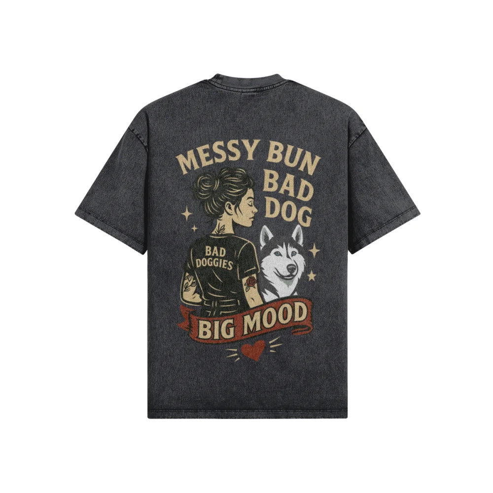Perso @sun.family.wolf 💛 - Dark Grey / XS T-shirt Oversize