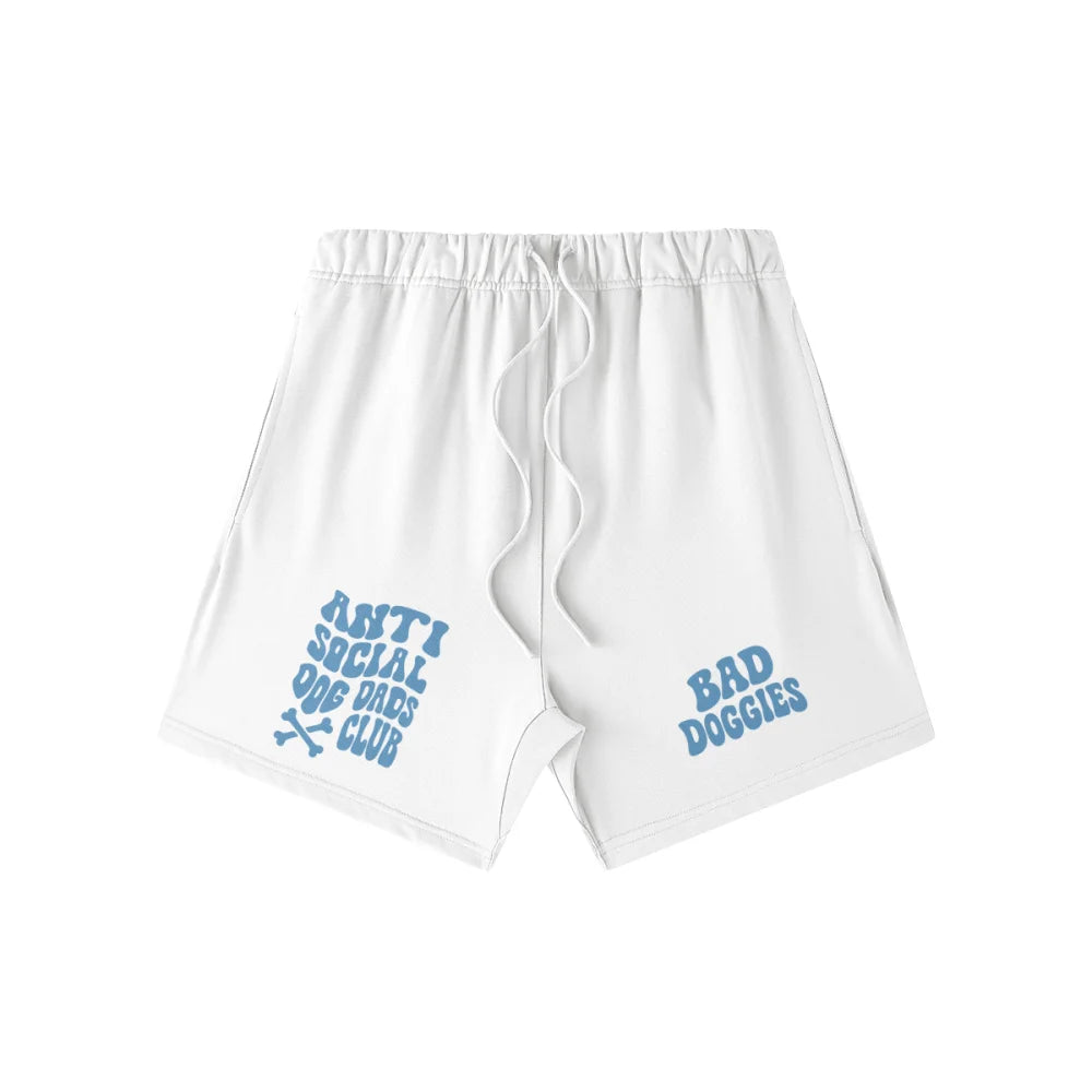 Short 🦴 Anti Social Dog Dads Club 🦴 - Blanc / XS Short ANTI