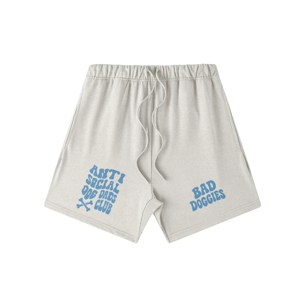 Short 🦴 Anti Social Dog Dads Club 🦴 - Light Grey / XS Short