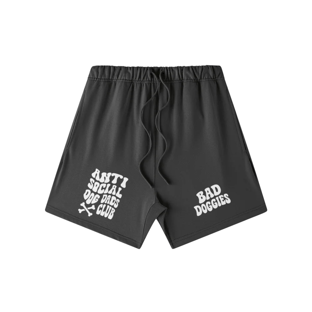 Short 🦴 Anti Social Dog Dads Club 🦴 - Black Jack / XS Short