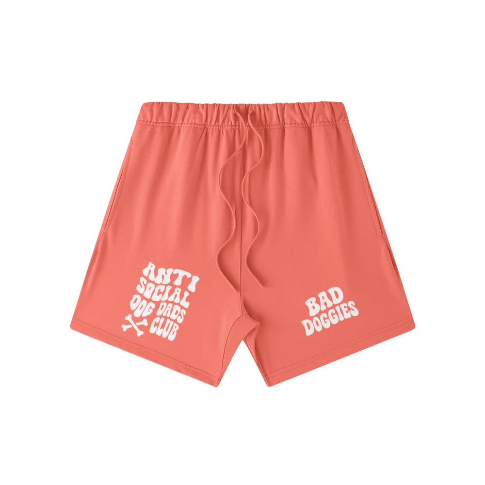 Short 🦴 Anti Social Dog Dads Club 🦴 - Corail / XS Short