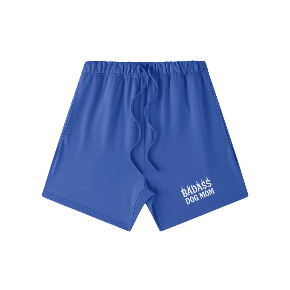 Short Badass Dog Mom 🔥 - Royal Blue / XS Short BADASS DOG