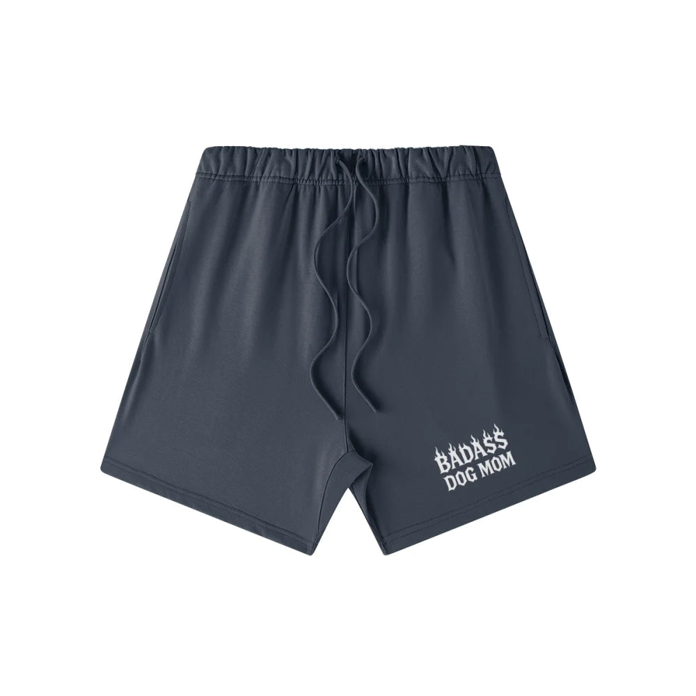Short Badass Dog Mom 🔥 - Navy / XS Short BADASS DOG MOM