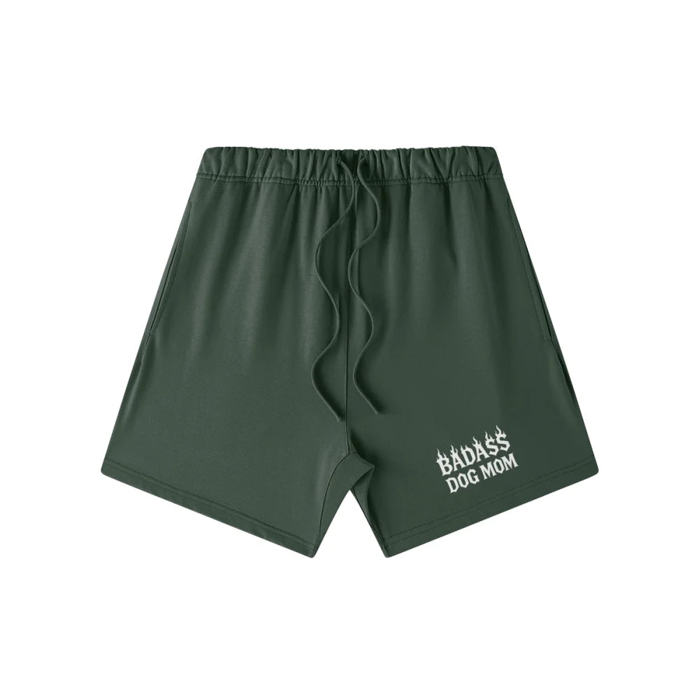 Short Badass Dog Mom 🔥 - Forest Green / XS Short BADASS DOG