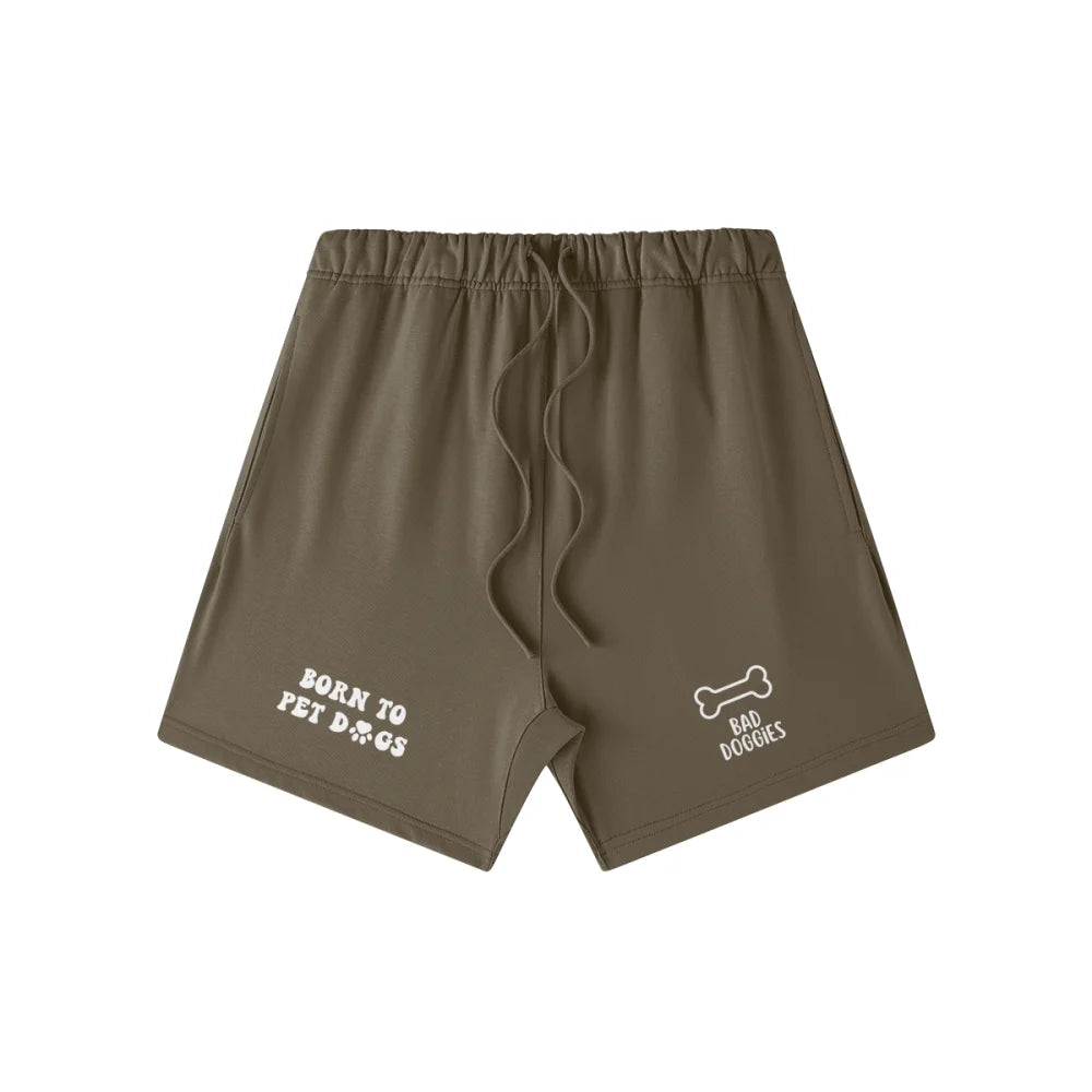 Short BORN TO PET DOGS ๐พ - Old Brown / XS Short BORN TO PET