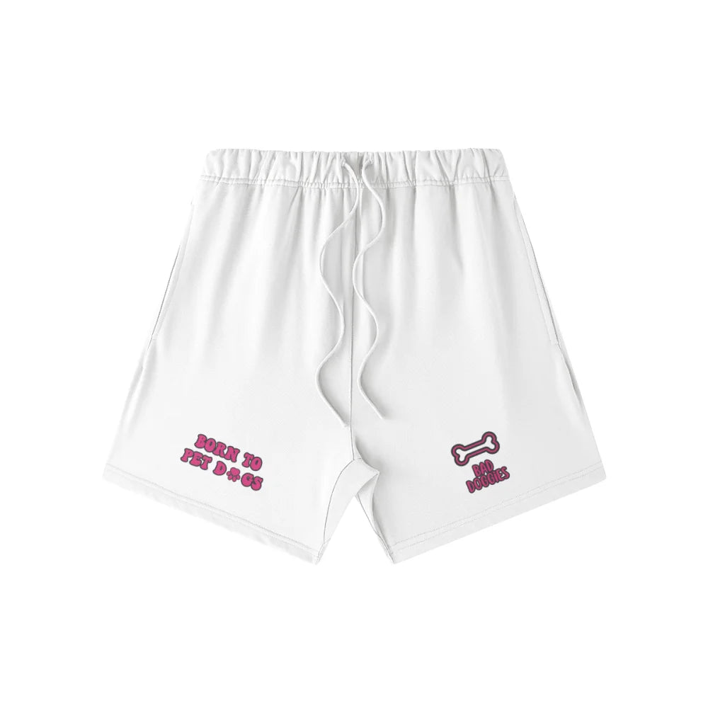 Short BORN TO PET DOGS ๐พ - Blanc / XS Short BORN TO PET
