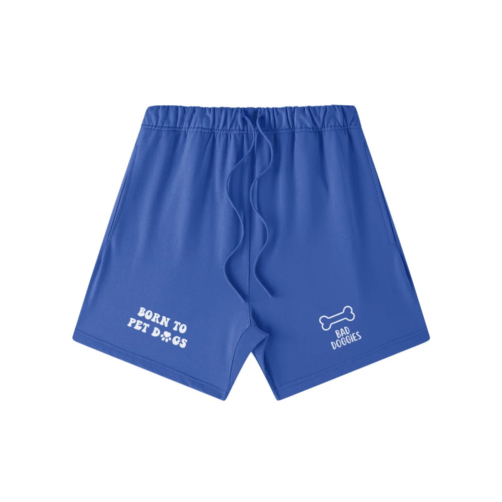 Short BORN TO PET DOGS ๐พ - Royal Blue / XS Short BORN TO