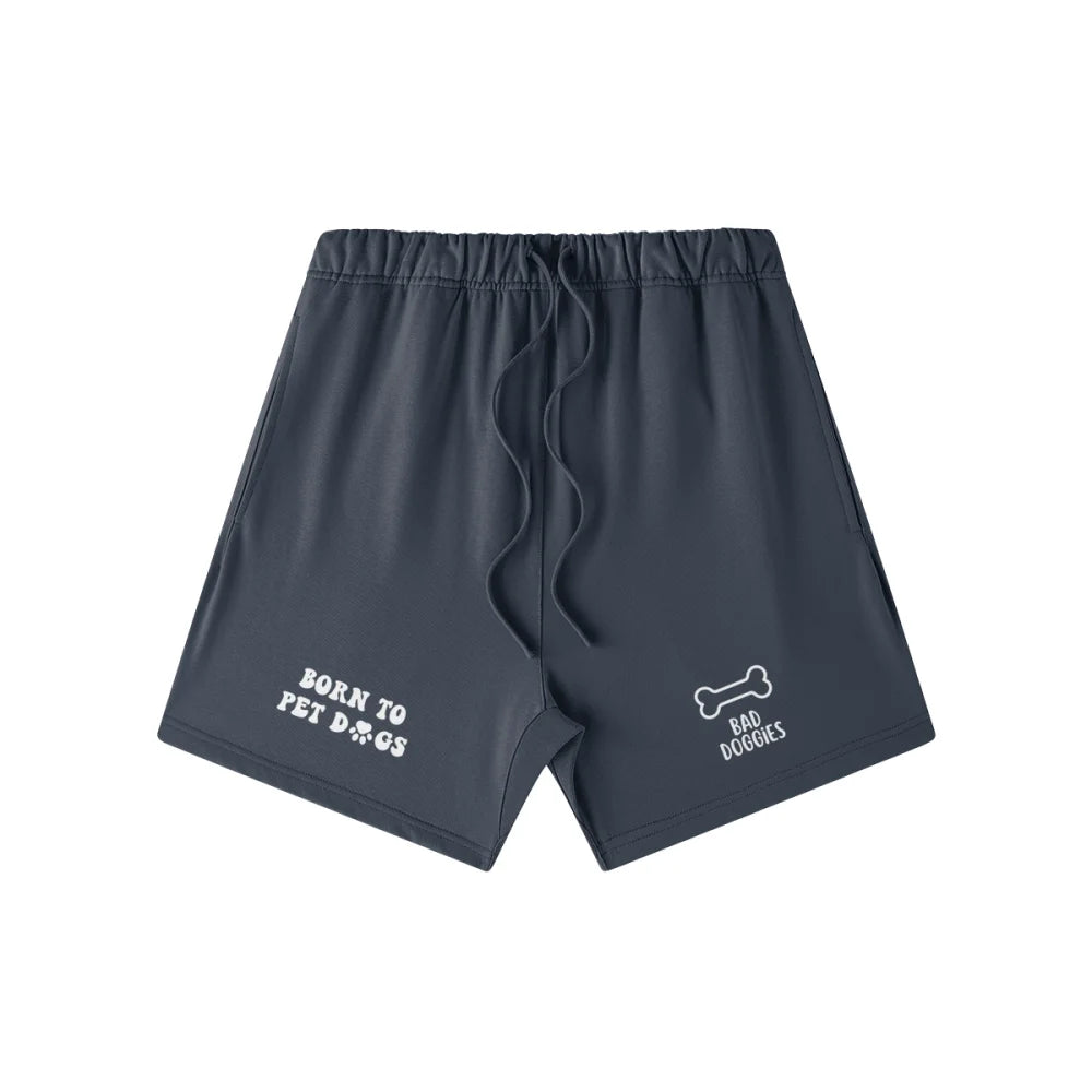 Short BORN TO PET DOGS ๐พ - Navy / XS Short BORN TO PET DOGS