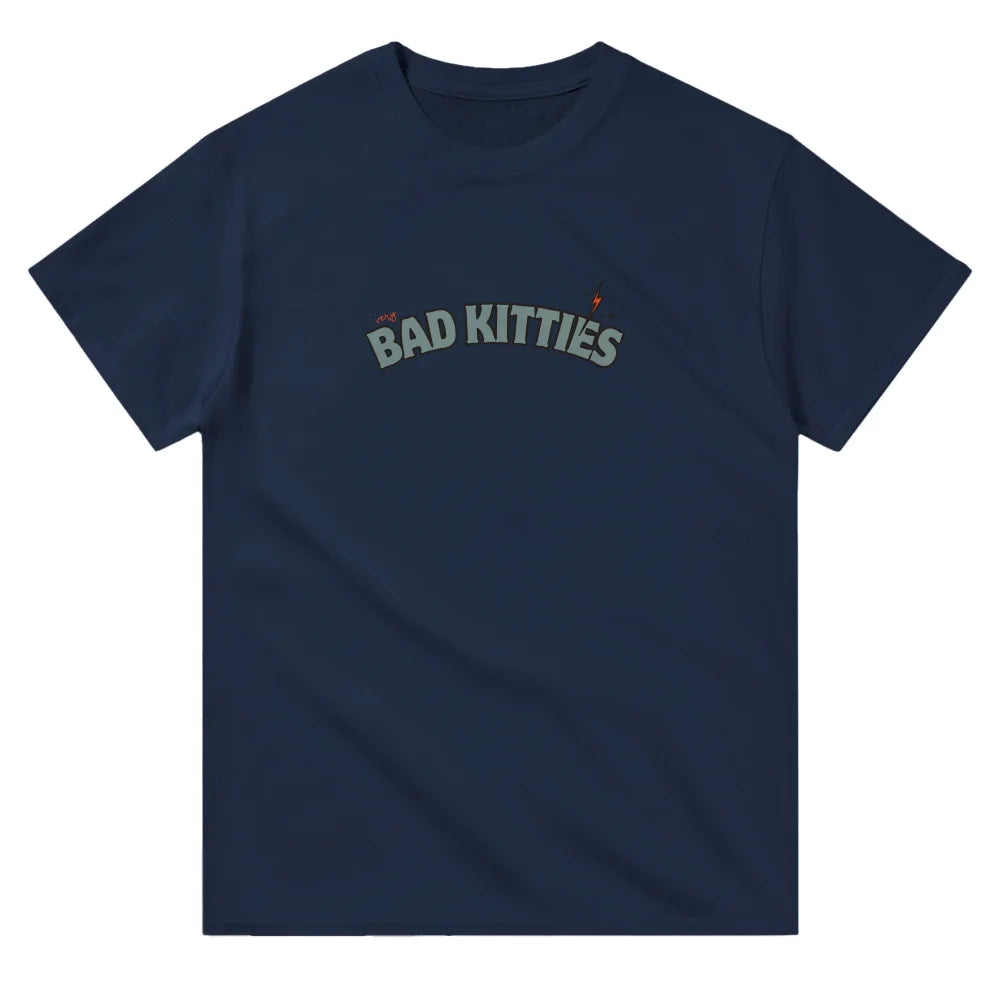 T-shirt Angry Blue Cat - 𝔅𝔞𝔡 𝔎𝔦𝔱𝔱𝔦𝔢𝔰 - T-shirt Angry Kitty