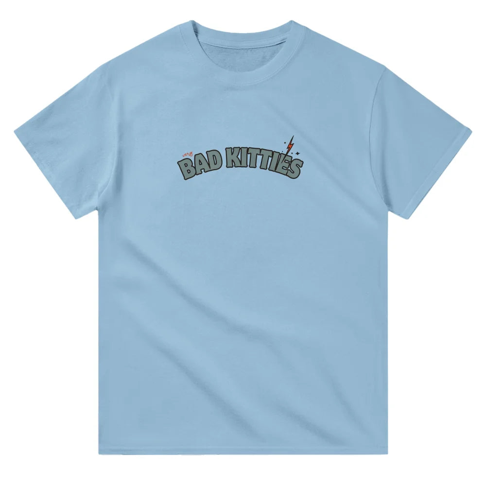 T-shirt Angry Blue Cat - 𝔅𝔞𝔡 𝔎𝔦𝔱𝔱𝔦𝔢𝔰 - T-shirt Angry Kitty