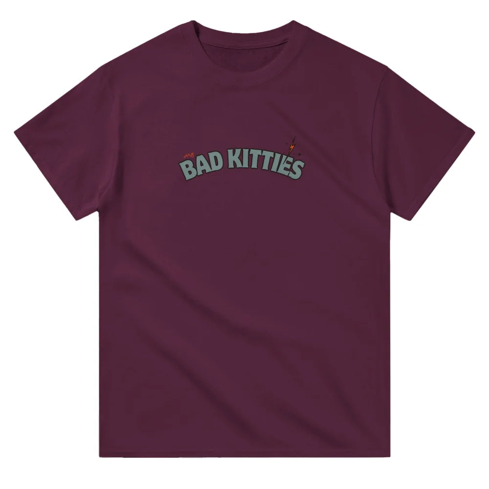 T-shirt Angry Blue Cat - 𝔅𝔞𝔡 𝔎𝔦𝔱𝔱𝔦𝔢𝔰 - T-shirt Angry Kitty