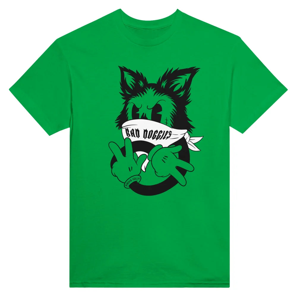 T-shirt Bad Border Collie ✌️ - Neon Green / S T-shirt Bad