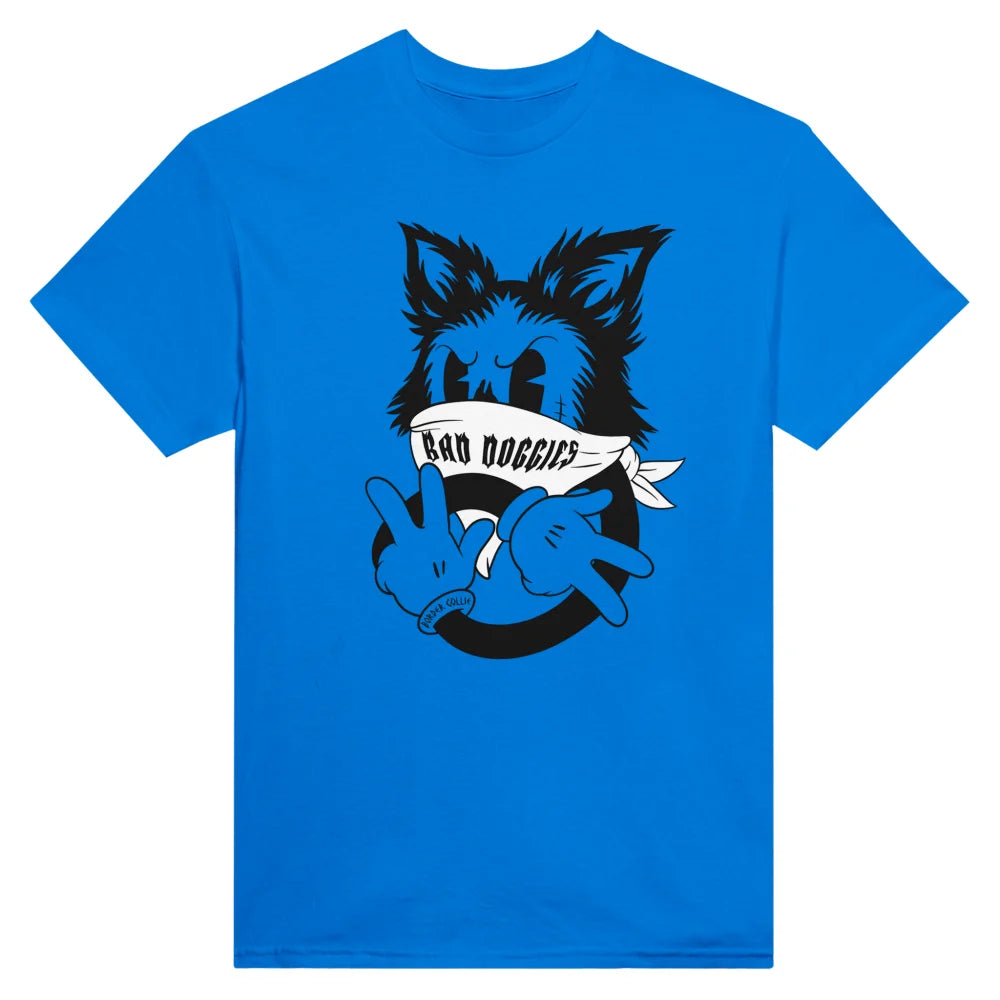 T-shirt Bad Border Collie ✌️ - Royal Blue / S T-shirt Bad