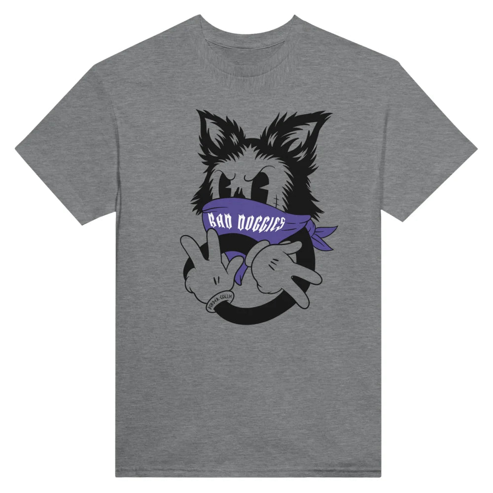 T-shirt Bad Border Collie ✌️ - Grey Scofield / S T-shirt
