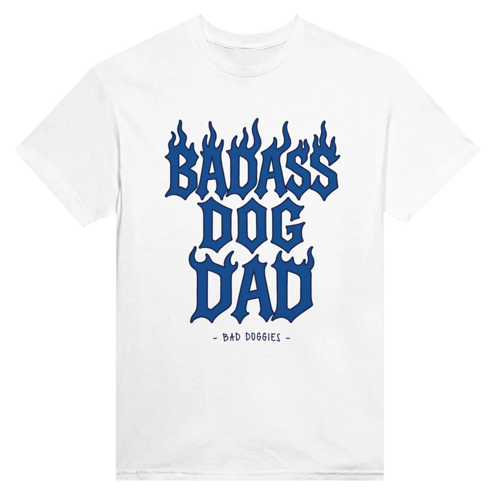 T-shirt BADASS DOG DAD 🔥 - White comme Walter / S T-shirt