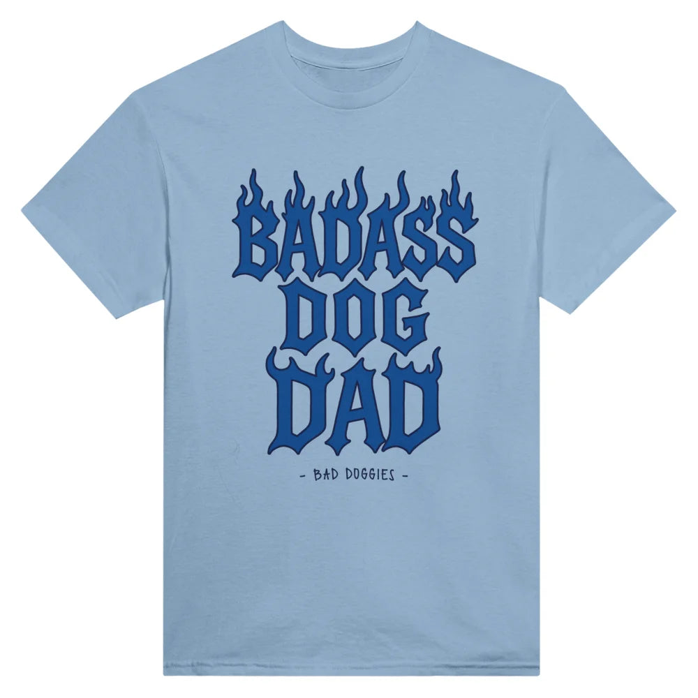 T-shirt BADASS DOG DAD 🔥 - Light Blue / S T-shirt BADASS