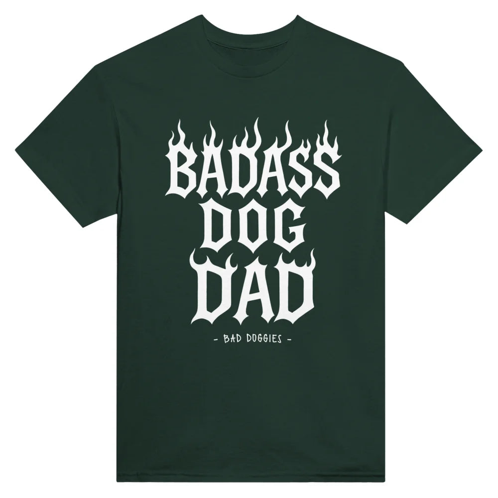T-shirt BADASS DOG DAD 🔥 - Forest Green / S T-shirt BADASS