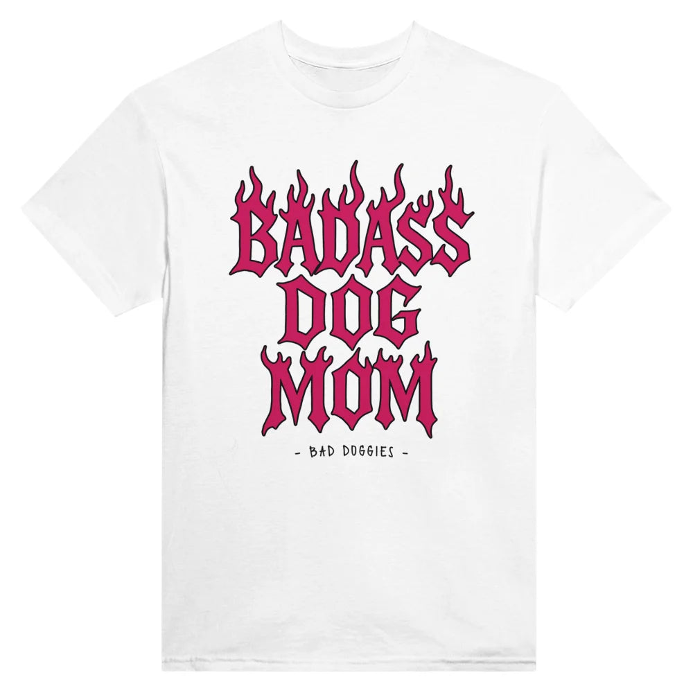 T-shirt BADASS DOG MOM 🔥 - White comme Walter / S T-shirt