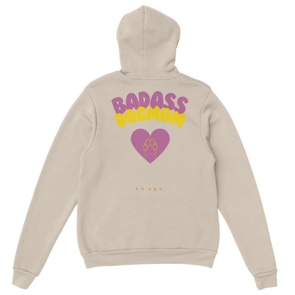 Hoodie Badass Dog Mom x 𝑮𝒐𝑩𝒐𝒐𝒑 🐾 - Sahara / S T-shirt
