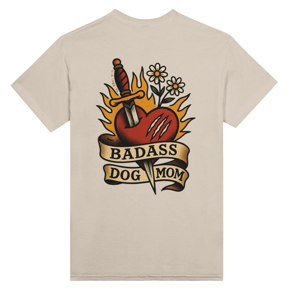 T-shirt Badass Dog Mom ❤️🔥 x 𝑮𝒐𝑩𝒐𝒐𝒑 🗡️ - Sahara / S