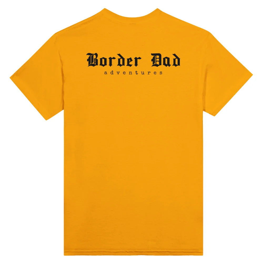 T-shirt Border Dad Adventures 🐾 - Gold is the New Black / S