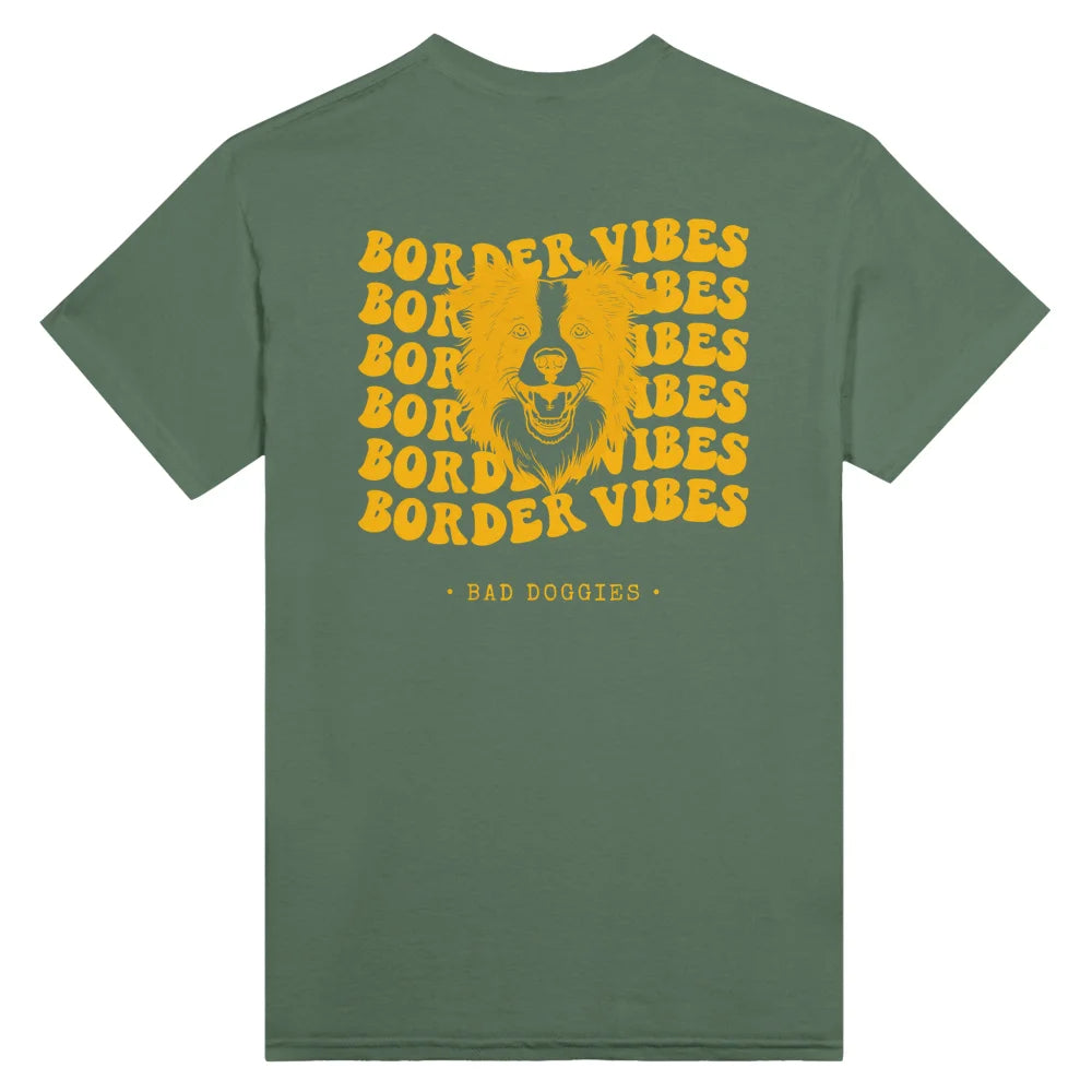 T-shirt Border Vibes 🦊 - Military Green / S T-shirt Border
