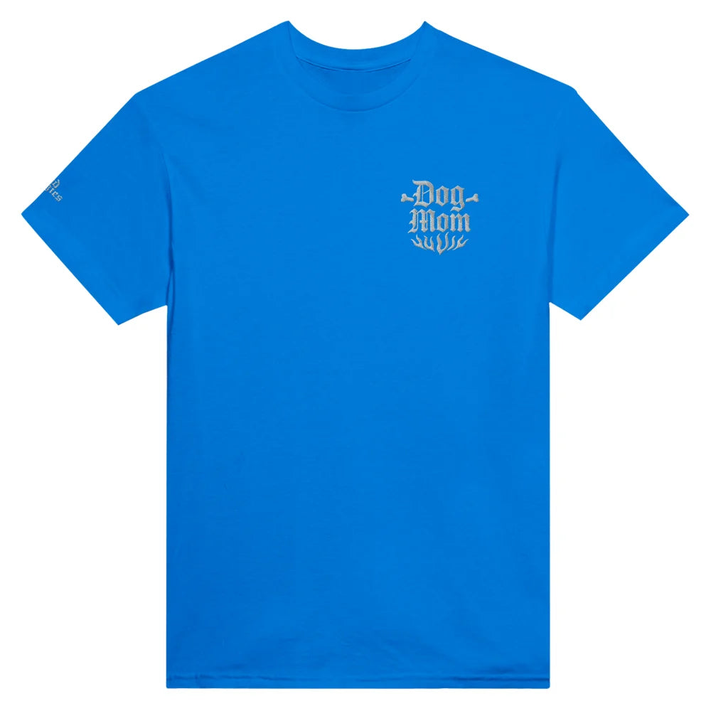 T-shirt BRODÉ - 🦴 Dog Mom 🦴 - Royal Blue / S T-shirt BRODÉ