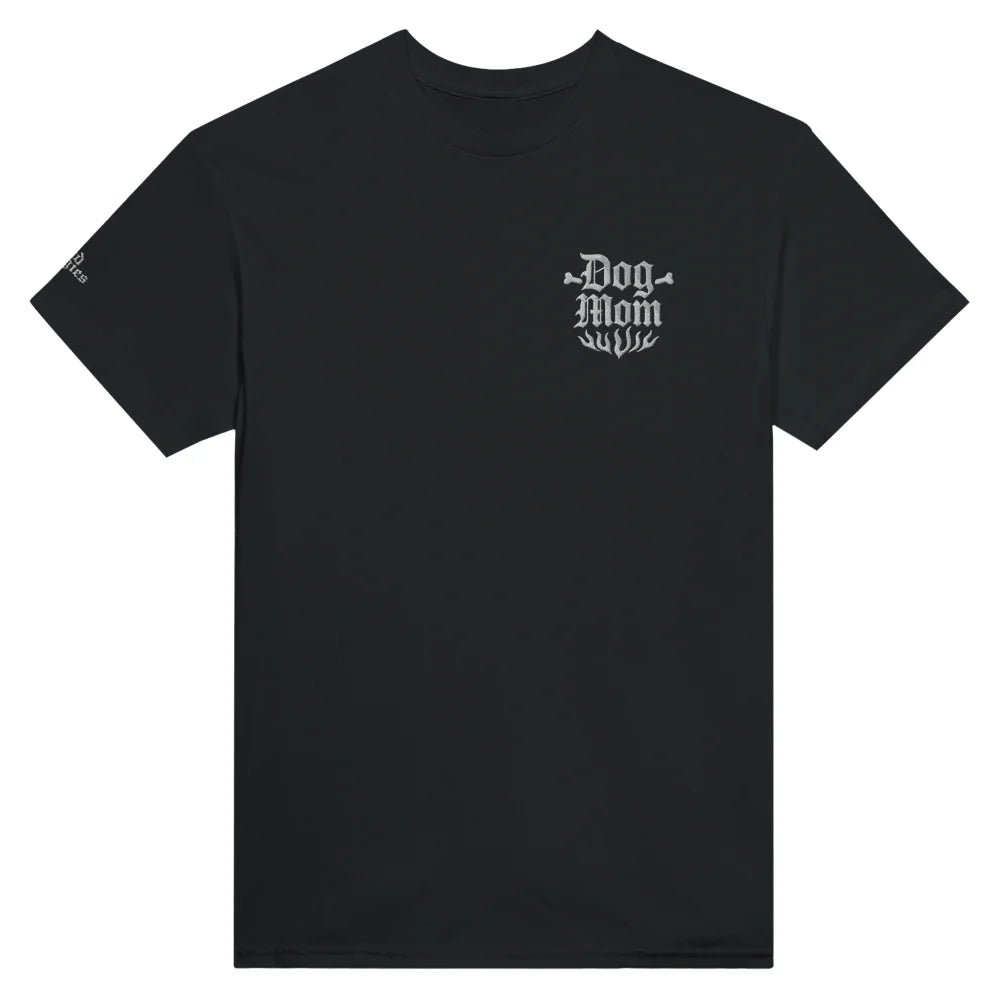 T-shirt BRODÉ - 🦴 Dog Mom 🦴 - Black Jack / S T-shirt BRODÉ