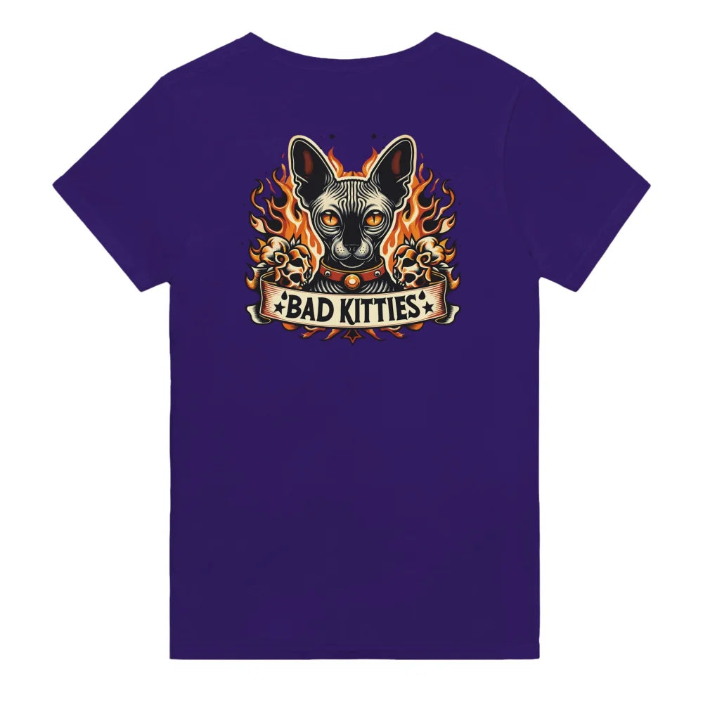 T-shirt Burning Sphynx ❤️🔥 - 𝔅𝔞𝔡 𝔎𝔦𝔱𝔱𝔦𝔢𝔰 - Bunch of Grapes