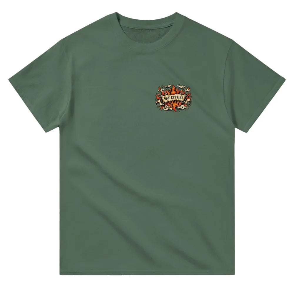 T-shirt Burning Sphynx ❤️🔥 - 𝔅𝔞𝔡 𝔎𝔦𝔱𝔱𝔦𝔢𝔰 - T-shirt Burning