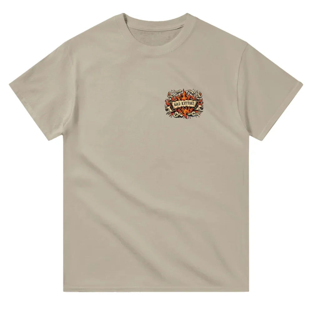 T-shirt Burning Sphynx ❤️🔥 - 𝔅𝔞𝔡 𝔎𝔦𝔱𝔱𝔦𝔢𝔰 - T-shirt Burning