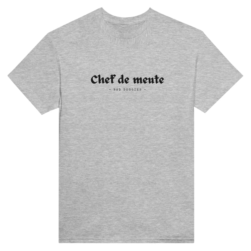 T-shirt Chef de Meute 🐺 - Light Grey / S T-shirt Chef
