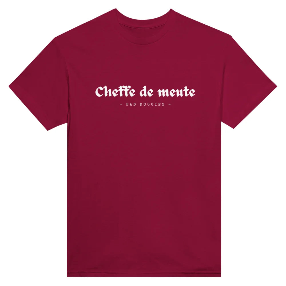 T-shirt Cheffe de Meute 🐺 - Coquelicot / S T-shirt Cheffe