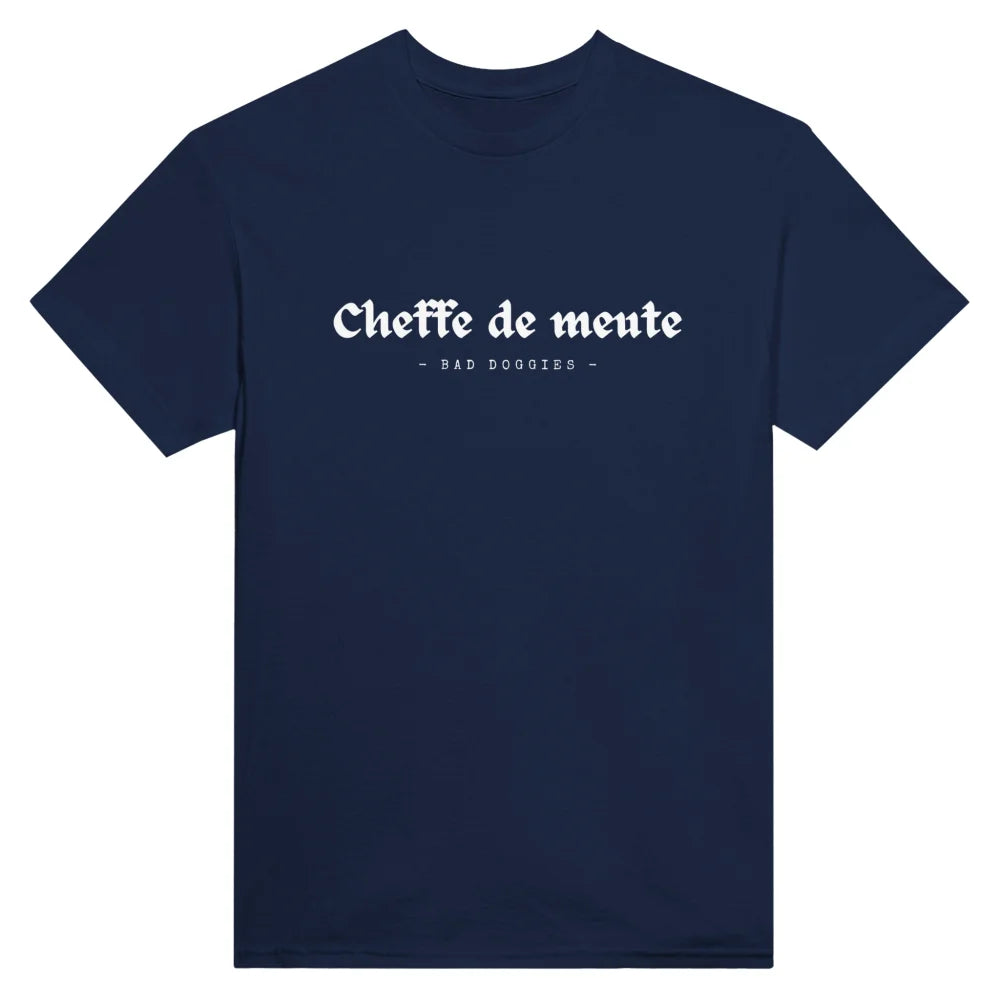T-shirt Cheffe de Meute 🐺 - Navy / S T-shirt Cheffe