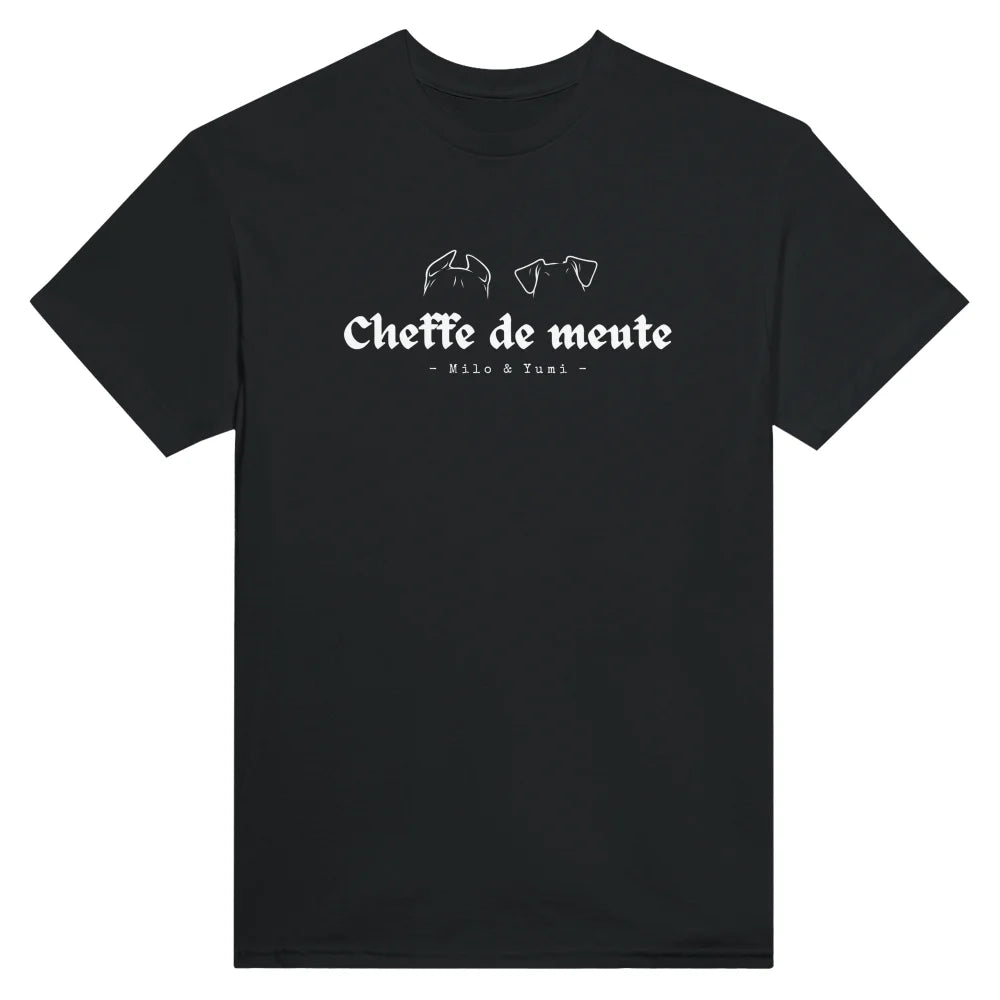 T-shirt Cheffe de meute đș đÌ đđđđđđđđđđđđđ - T-shirt Cheffe