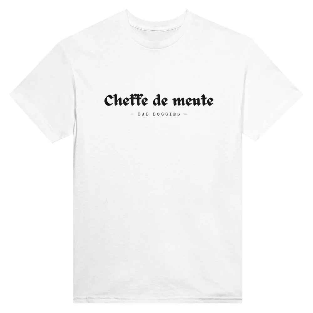 T-shirt Cheffe de Meute 🐺 - White comme Walter / S T-shirt
