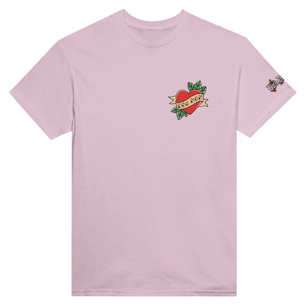 T-shirt 🌹 CUPIDOG by Bad Doggies 🏹 DOG MOM - Rose Poudré