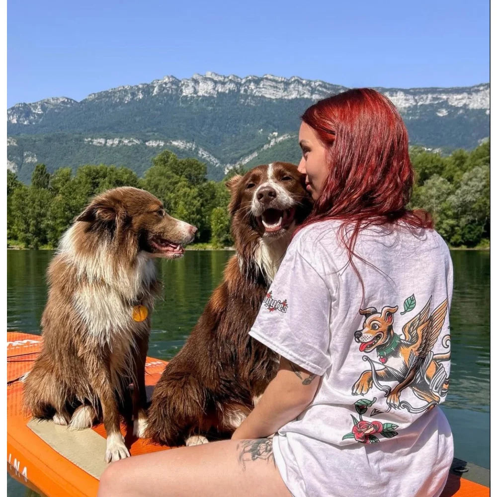 T-shirt 🌹 CUPIDOG by Bad Doggies 🏹 DOG MOM - T-shirt 🌹