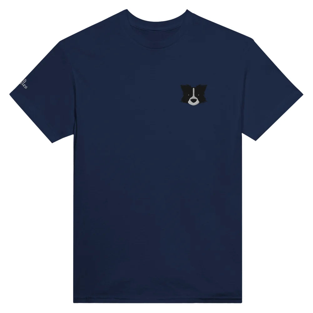 T-shirt Brodé - Mini Border x Bad Doggies 🐶 - Navy / S